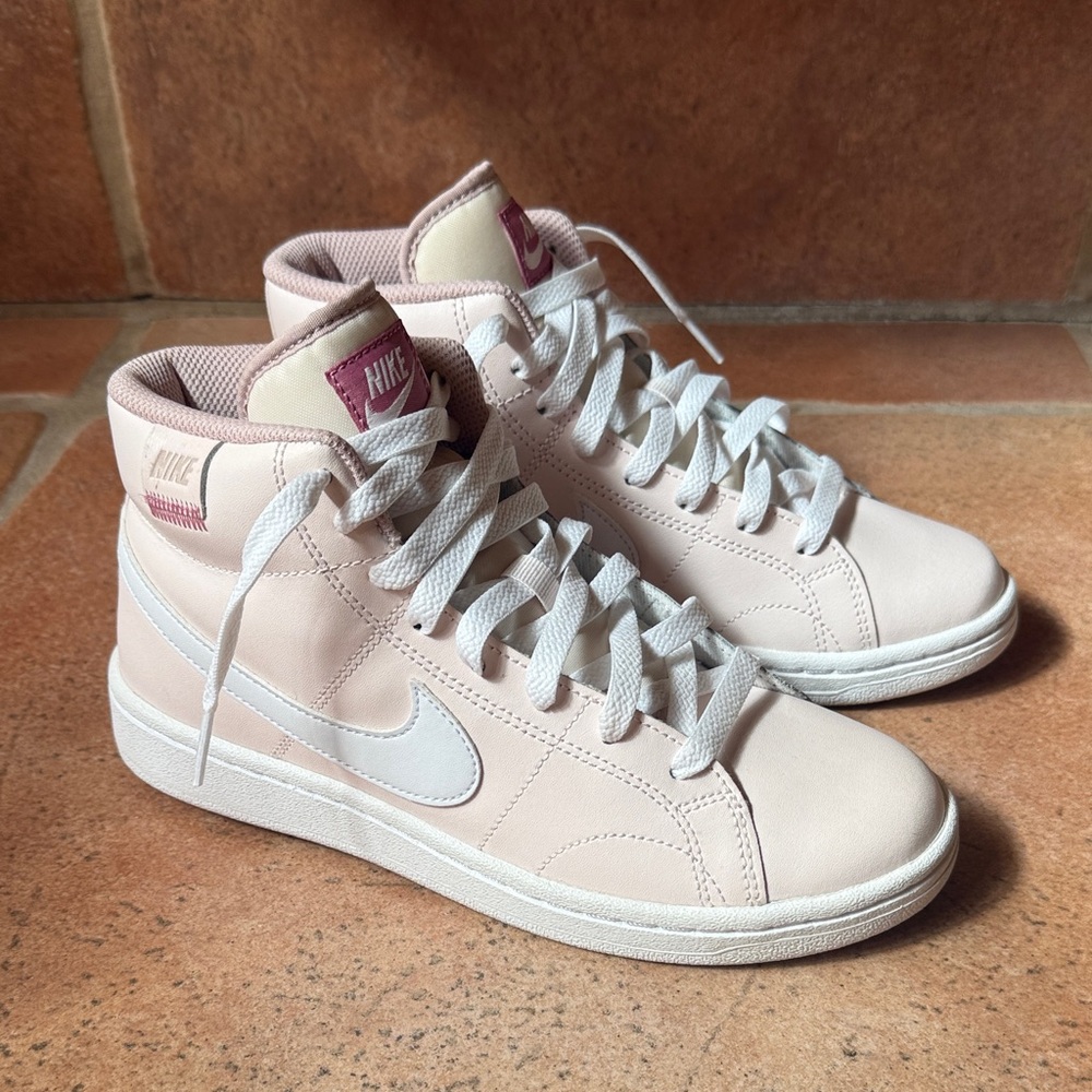 Nike Women's Blush Pink High-Top Sneakers